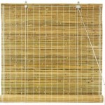 burnt bamboo roll up blinds